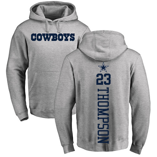 Men Dallas Cowboys Ash Darian Thompson Backer 23 Pullover NFL Hoodie Sweatshirts